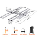 Motorcycle Carrier, 2-Bike 272.15KGS Aluminum Motorcycle Carrier Hitch Mount, Loading Ramp, Scooter Dirt Bike Trailer Hauler, Ratchet Straps and Stabilizer, for Car, Truck with 2