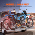 2-Bike Motorcycle Carrier Hitch Mount 272kg Aluminum Loading Ramp