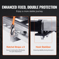 2-Bike Motorcycle Carrier Hitch Mount 272kg Aluminum Loading Ramp