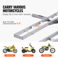 2-Bike Motorcycle Carrier Hitch Mount 272kg Aluminum Loading Ramp