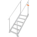 Dock Ladder 1.09-1.29m Adjustable 6 Step Aluminium 227kg Capacity