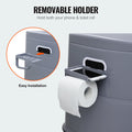 Portable Toilet 5L Bucket Camping Caravan RV Commode Dual Lids