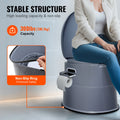 Portable Toilet 5L Bucket Camping Caravan RV Commode Dual Lids