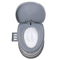 Portable Toilet 5L Bucket Camping Caravan RV Commode Dual Lids