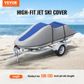Jet Ski Cover 320-342cm Waterproof PWC Heavy Duty 600D Grey Blue