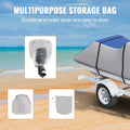 Jet Ski Cover 320-342cm Waterproof PWC Heavy Duty 600D Grey Blue