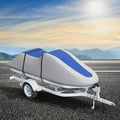Jet Ski Cover 320-342cm Waterproof PWC Heavy Duty 600D Grey Blue