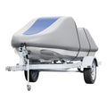 Jet Ski Cover 320-342cm Waterproof PWC Heavy Duty 600D Grey Blue