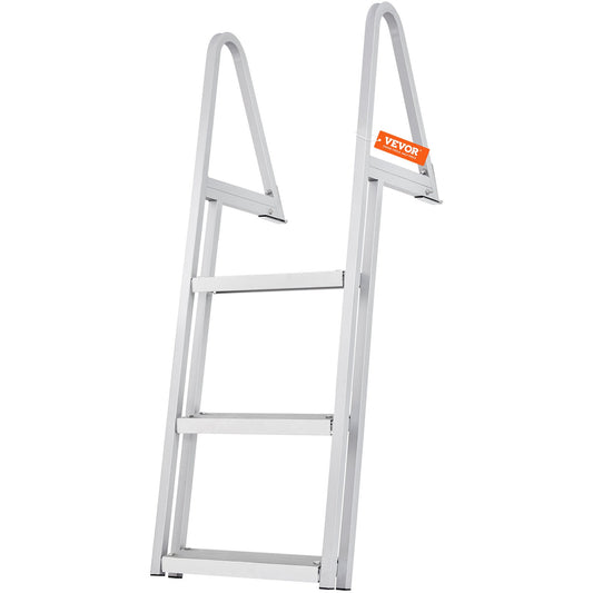 Dock Ladder 3 Step Aluminum 159kg Load Capacity Boat Pontoon Boarding