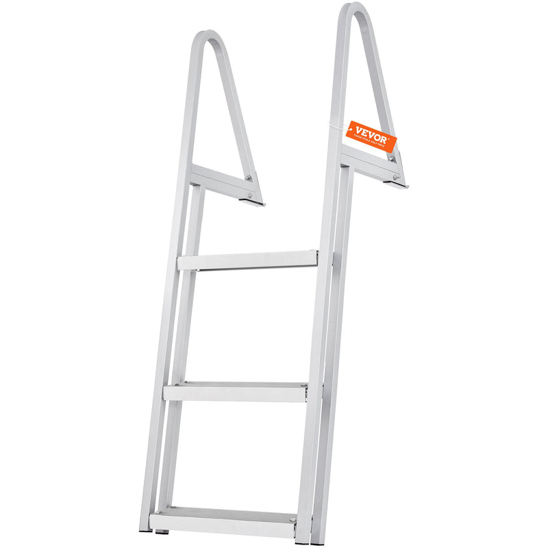 Dock Ladder 3 Step Aluminum 159kg Load Capacity Boat Pontoon Boarding