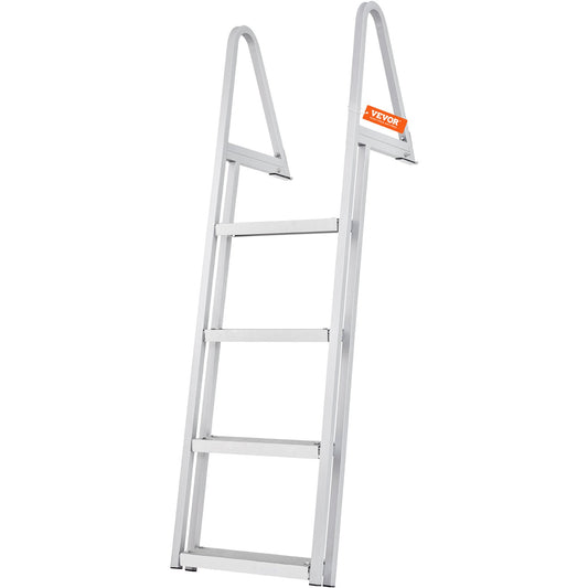 Dock Ladder 4 Step Aluminum 350lbs Pontoon Boat Marine Pool