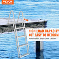 Dock Ladder 4 Step Aluminum 350lbs Pontoon Boat Marine Pool