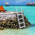 Dock Ladder 4 Step Aluminum 350lbs Pontoon Boat Marine Pool