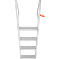 Dock Ladder 4 Step Aluminum 350lbs Pontoon Boat Marine Pool