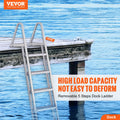 Dock Ladder 5 Step 159kg Capacity Pontoon Boat Nonslip