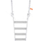 Dock Ladder Flip Up 4 Step 159kg Aluminium Pontoon Boat Marine