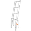 Dock Ladder Flip Up 4 Step 159kg Aluminium Pontoon Boat Marine