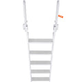 Dock Ladder 5 Step Flip Up 350lbs Aluminum Pontoon Boat Marine