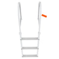 Dock Ladder 3 Step Aluminum 227kg Removable Pontoon Boat Lake Pool