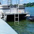 Dock Ladder 3 Step Aluminum 227kg Removable Pontoon Boat Lake Pool