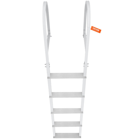Dock Ladder 5 Step Aluminum 227kg Capacity Pontoon Boat Marine Pool