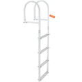 Dock Ladder 4 Step Aluminum 500lbs Pontoon Boat Marine Pool