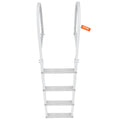 Dock Ladder 4 Step Aluminum 500lbs Pontoon Boat Marine Pool