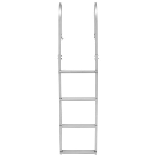 Removable Dock Ladder 4 Step Aluminum Alloy 227kg Swim Boat