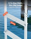 Removable Dock Ladder 4 Step Aluminum Alloy 227kg Swim Boat