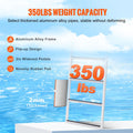Flip-Up Dock Ladder 5 Step Aluminum 350lbs Boat Pontoon Pool