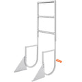 Dock Ladder 3 Step Flip-Up Aluminium 159kg Boat Marine Pool