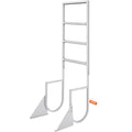 Dock Ladder 4 Step Flip-Up Aluminum 159kg Pontoon Boat Marine