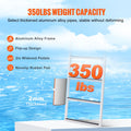 Dock Ladder 4 Step Flip-Up Aluminum 159kg Pontoon Boat Marine