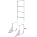Dock Ladder 4 Step Flip-Up Aluminum 159kg Pontoon Boat Marine