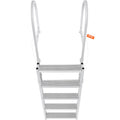 Dock Ladder Retractable 5 Step Aluminum 350kg Adjustable Height 67-79