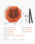Cajon Box Drum Birch Wood Percussion 295x295x100mm Guitar Strings