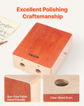 Cajon Box Drum Birch Wood 230x100x280mm Guitar Strings Bag