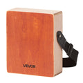 Cajon Box Drum Birch Wood 230x100x280mm Guitar Strings Bag