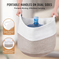 Cotton Rope Storage Basket 87L Woven 20x20x14in