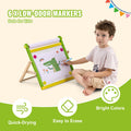 Easel Accessories 32PC Chalk Markers Paper Rolls Standing Easel