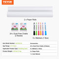 Easel Accessories 32PC Chalk Markers Paper Rolls Standing Easel