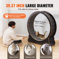 Wooden Cat Exercise Wheel, 43.3