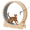 Cat Exercise Wheel 120cm Wooden Running Wheel Indoor Cats 12.7kg