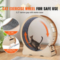 Wooden Cat Exercise Wheel, 43.3