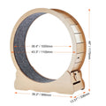 Wooden Cat Exercise Wheel, 43.3