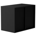 Wood Literature Organizer Adjustable File Sorter 12 Compartments Black