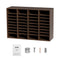 Literature Organizer 36 Compartment Wood Mailbox 997x305x680mm Brown
