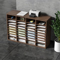Literature Organizer 36 Compartment Wood Mailbox 997x305x680mm Brown