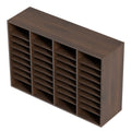 Literature Organizer 36 Compartment Wood Mailbox 997x305x680mm Brown