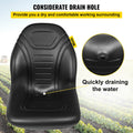 Universal Lawn Tractor Seat Black Vinyl High Back 8